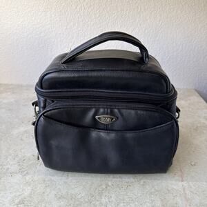 ICON Faux Leather Camera Bag Detachable Adjustable Shoulder Strap Storage Divide